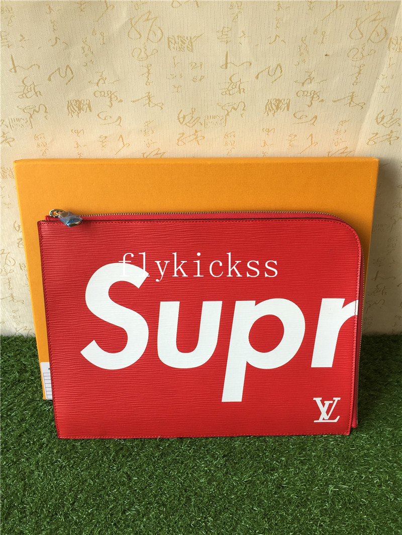 LVS Supreme Red Handbag With Original Box